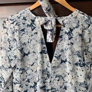 BCBG lavendar mist fully lined dress